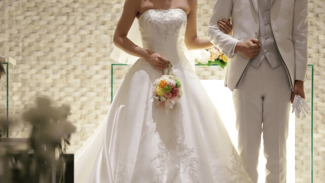 結婚式の写真