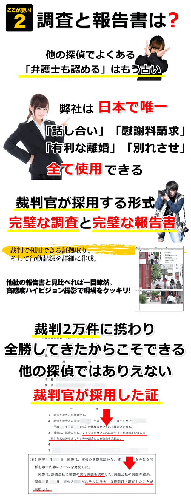 調査と報告書は、裁判官が採用する形式.png