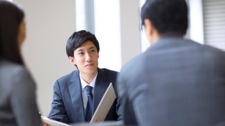 相談風景の写真