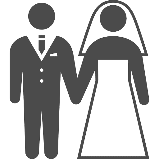 結婚式のイラスト